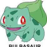 Pokemon   Bulbasaur Logo Vector