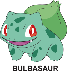 Pokemon   Bulbasaur Logo Vector