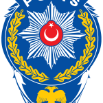 Polis Yildizi Sari Logo Vector