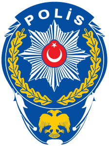 Polis Yildizi Sari Logo Vector