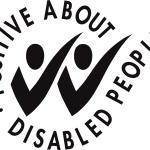 Positive About Disabled People Logo Vector