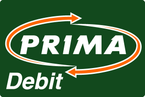 Prima Debit Green Logo Vector