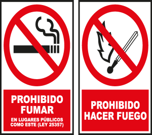 Prohibido Fumar Logo Vector