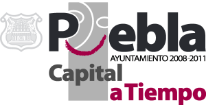 Puebla Capital A Tiempo 2008 2001 Logo Vector