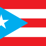 Puerto Rico Bandera Real Logo Vector