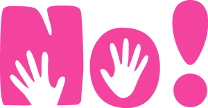 Purple Hand Logo Vector