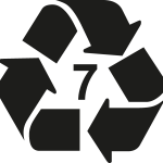 RECYCLE TYPE 7 SYMBOL Logo Vector