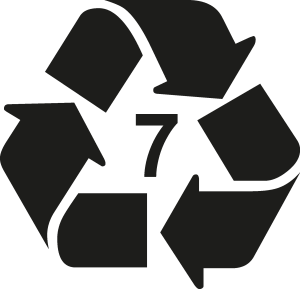 RECYCLE TYPE 7 SYMBOL Logo Vector