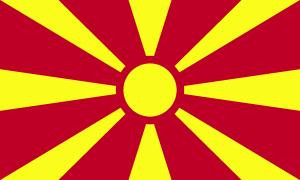 Republic Of Macedonia Flag Logo Vector