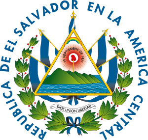 Republica De El Salvador En La America Central Logo Vector