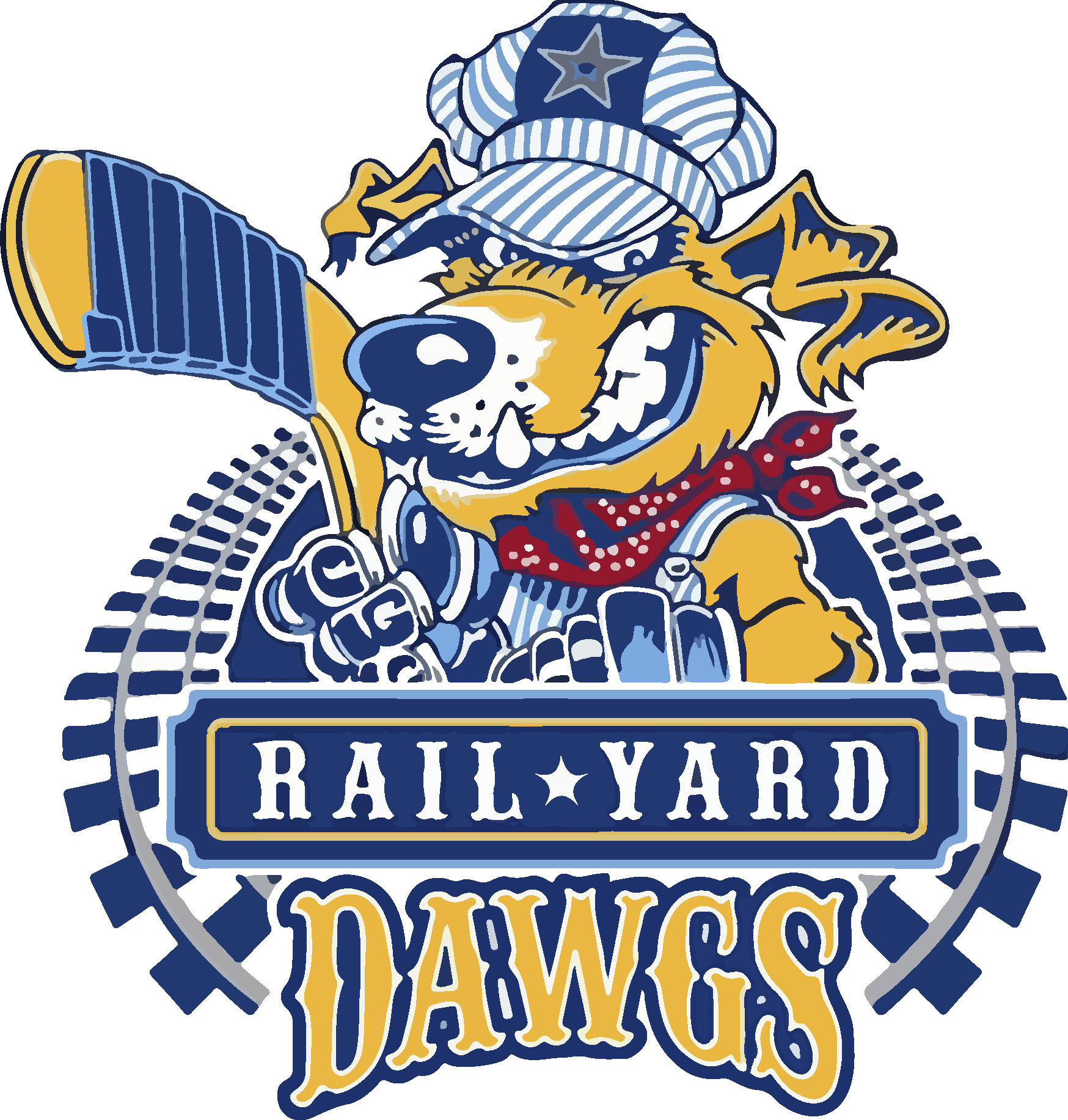 Roanoke Rail Yard Dawgs Logo Vector - (.Ai .PNG .SVG .EPS Free Download)