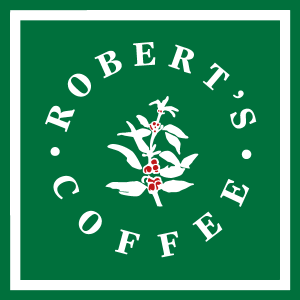 Roberts Coffee Logo Vector