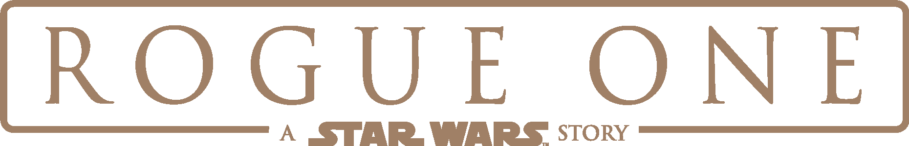 Rogue One  A Star Wars Story Logo Vector