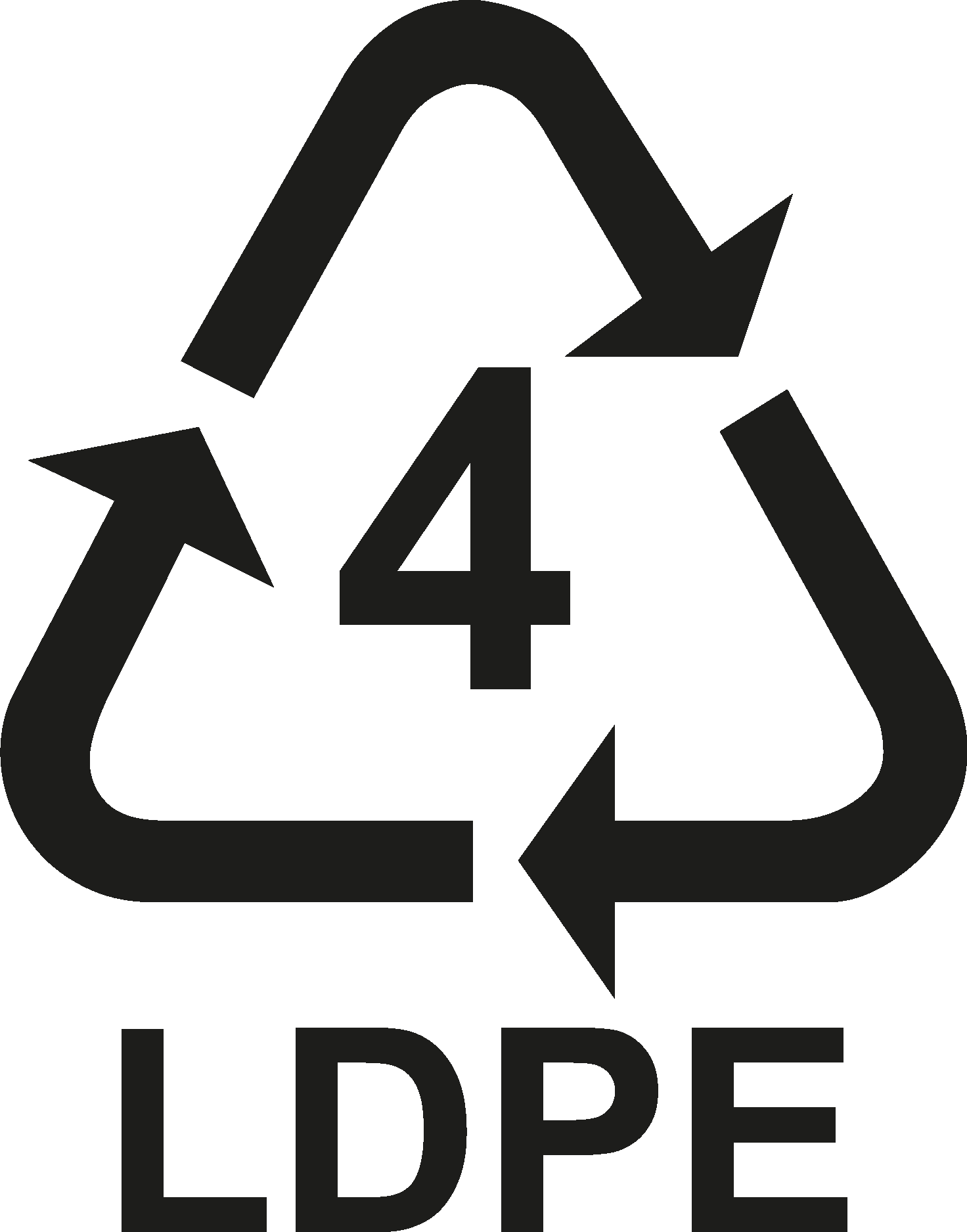 Петля Мебиуса 04 LDPE. Знак петля Мебиуса 04 LDPE. Маркировка 4 LDPE. LDPE 4 значок.