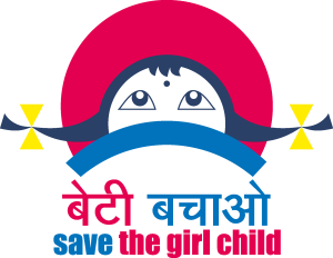Save the Girl Child Logo Vector
