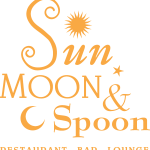 Sun, Moon & Spoon Logo Vector