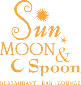 Sun, Moon & Spoon Logo Vector