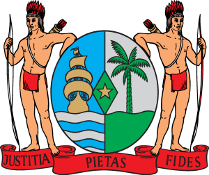 Suriname Coat Of Arms Logo Vector