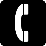 TELEPHONE SYMBOL Logo Vector