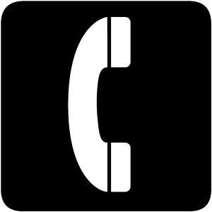 TELEPHONE SYMBOL Logo Vector
