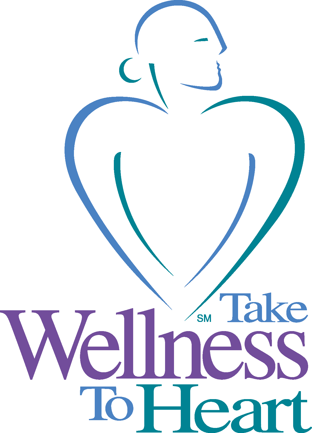 Take Wellness To Heart Logo Vector