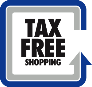 Tax Free Shopping Logo Vector
