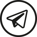 Telegram (Minimal) Logo Vector