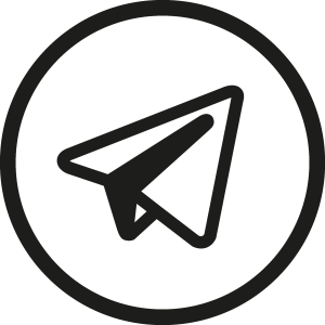 Telegram (Minimal) Logo Vector