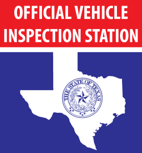 Texas Official Vehicle Inspection Station Logo Vector