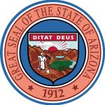 The Great Seal Of The State Of Arizona Logo Vector