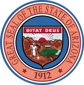 The Great Seal Of The State Of Arizona Logo Vector