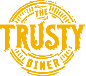 The Trusty Diner Logo Vector