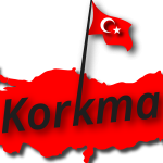 Turk Bayrağı Korkma Logo Vector