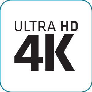 Ultra HD 4K Logo Vector