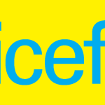 Unicef Cyan Yellow Logo Vector