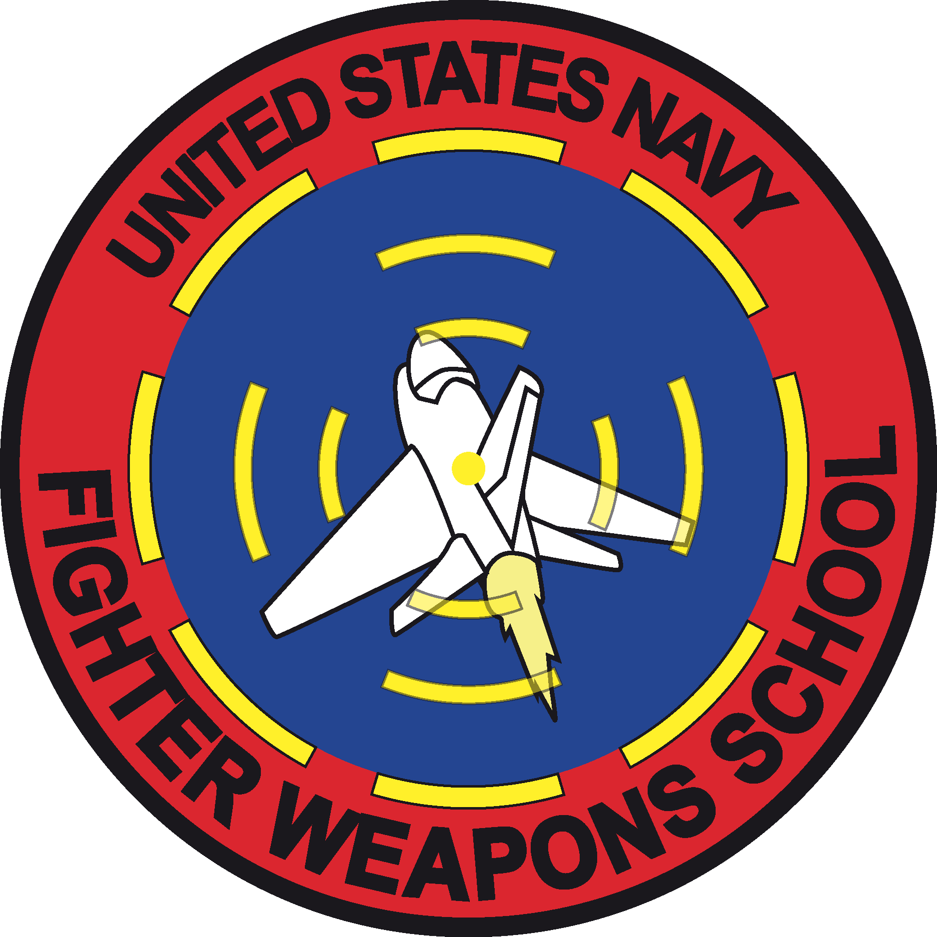 United States Navy Fighter Weapons School Logo Vector