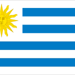 Uruguay Flag Logo Vector