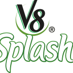 V8 Splash Logo Vector