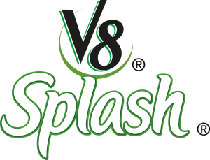 V8 Splash Logo Vector