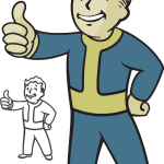 Vault Boy Logo Vector