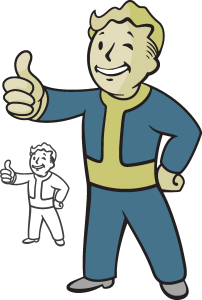 Vault Boy Logo Vector