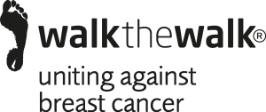 Walk The Walk Breast Cancer Charity Logo Vector