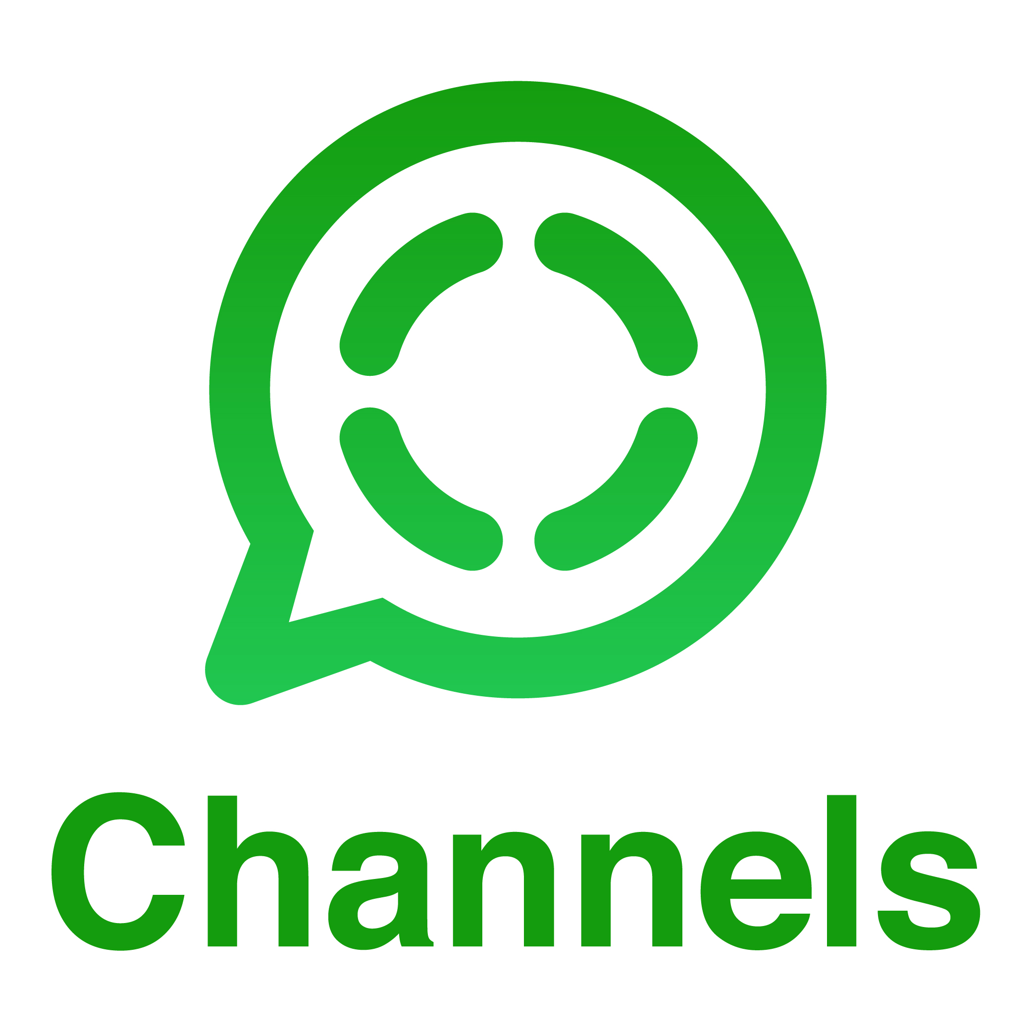 Channel Word Animated GIF Logo Designs