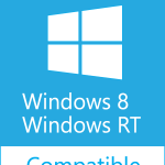 Windows 8 RT Compatible Logo Vector