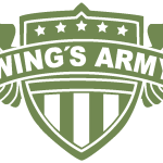 Wings Army Logo Vector