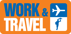 Work And Travel Logo Vector