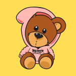 drew bear Logo Vector