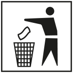 trash sign Logo Vector