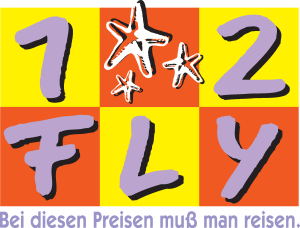 1 2 Fly Logo Vector