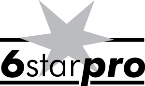 6star pro Logo Vector